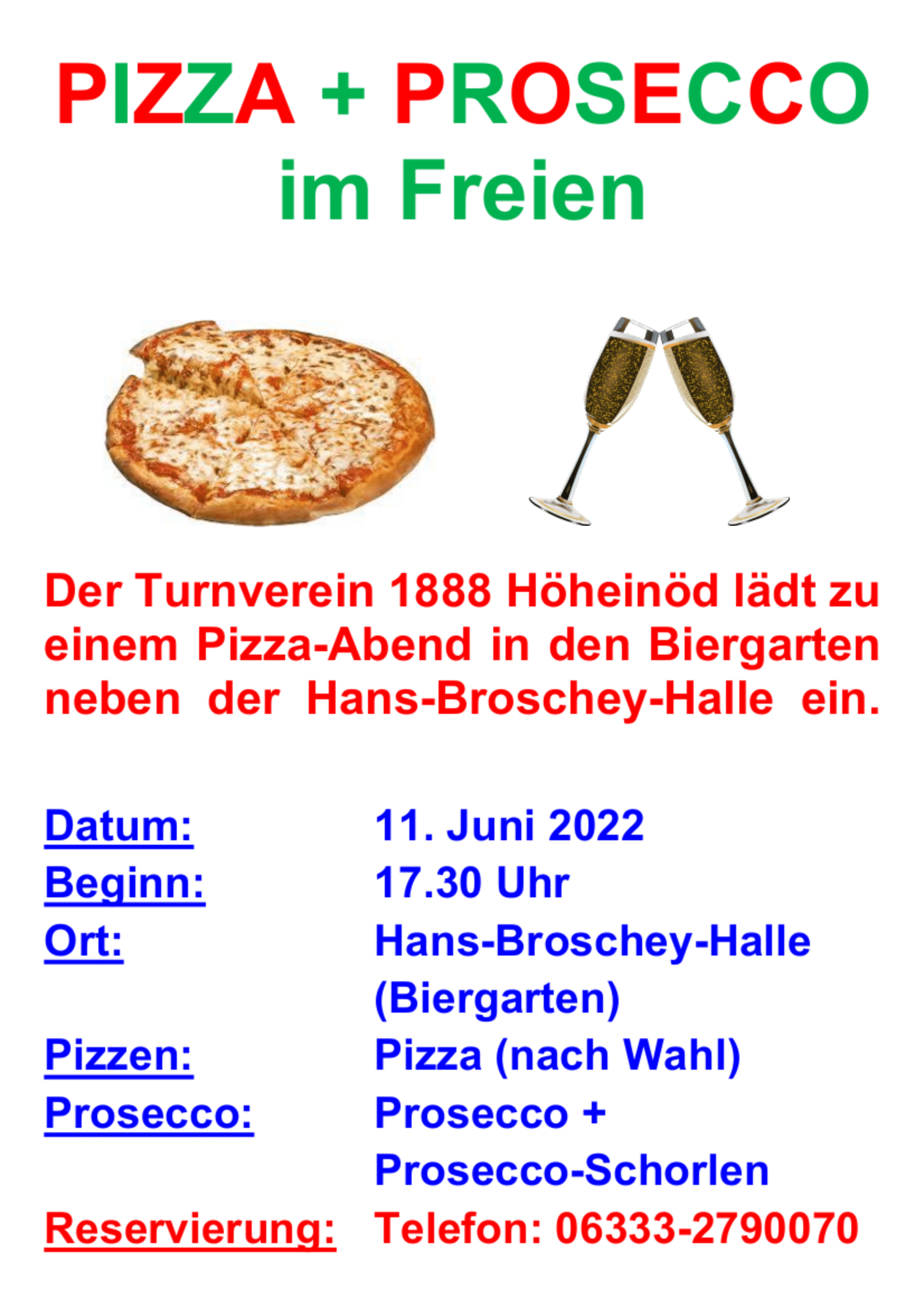 Plakat Pizza Prosecco 1 1